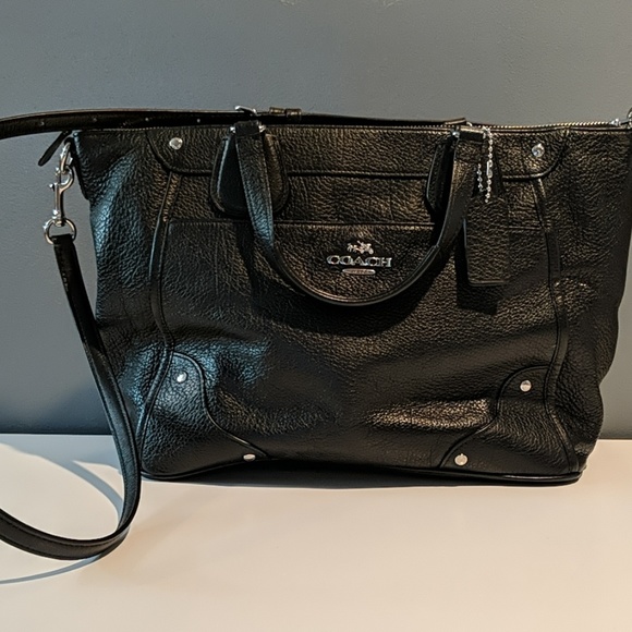 Coach Handbags - Coach Large Black Purse